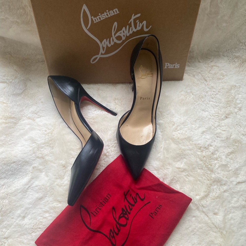 Christian Louboutin Iriza kid. Worn once. Original dust bag, and box